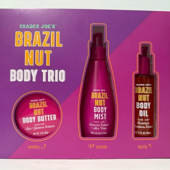 Trader Joe's Brazil Nut Trio Gift Set Limited Edition - Picture 1 of 4